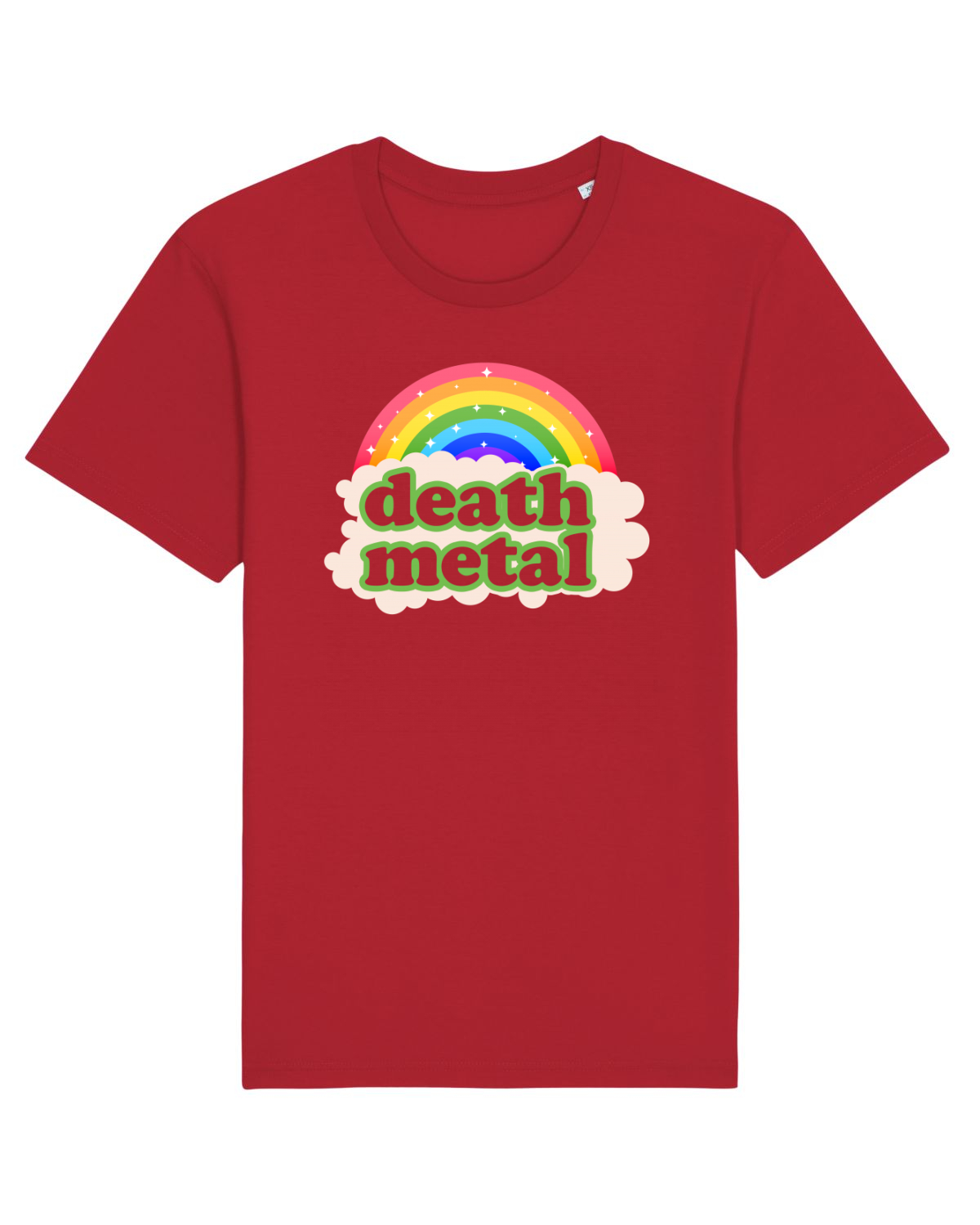Tricou mânecă scurtă Unisex Rocker Red
