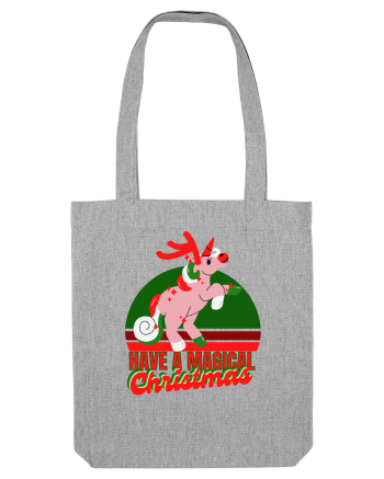 Christmas Unicorn Heather Grey