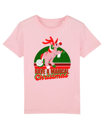 Christmas Unicorn Cotton Pink