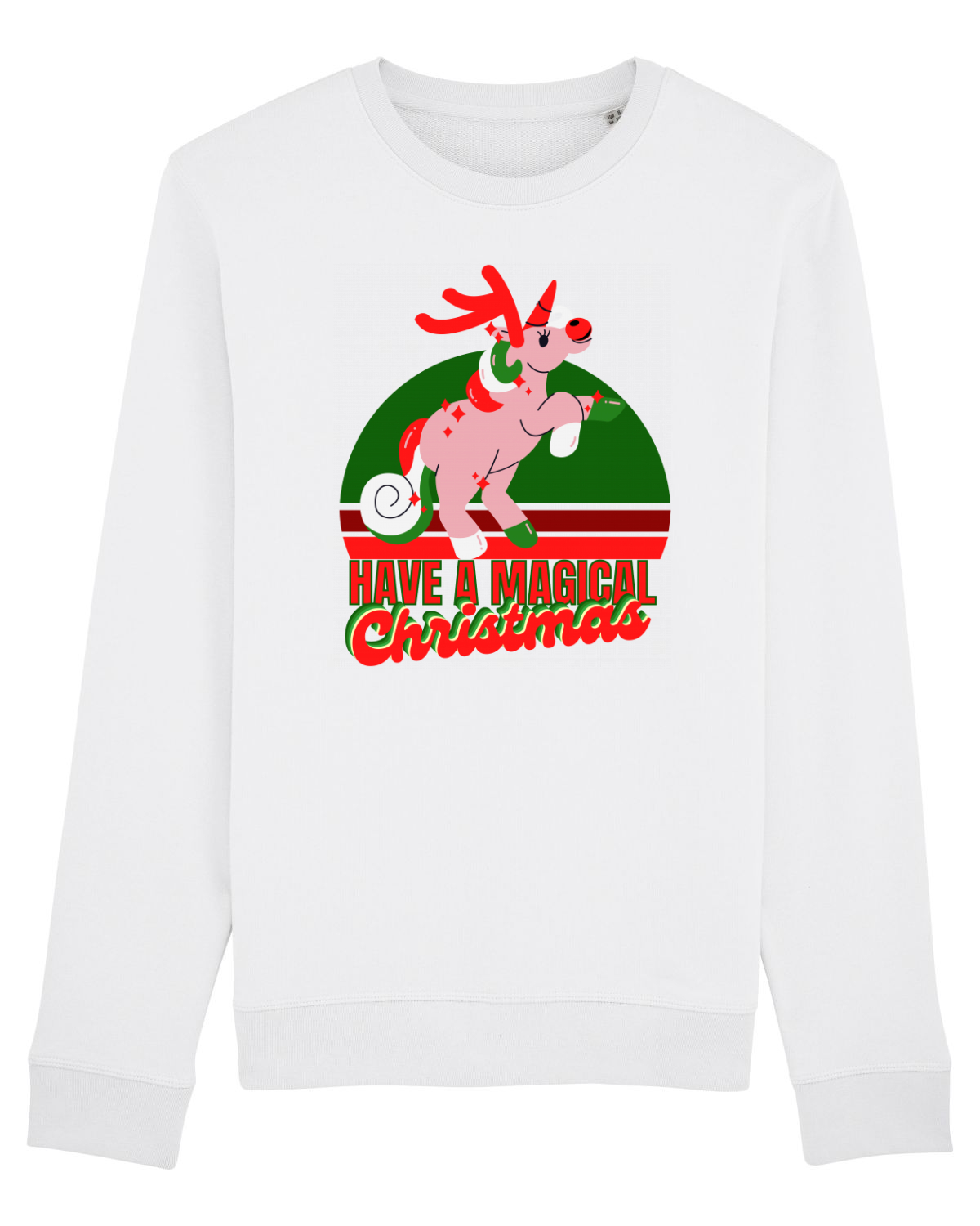 Bluză mânecă lungă Unisex Rise White