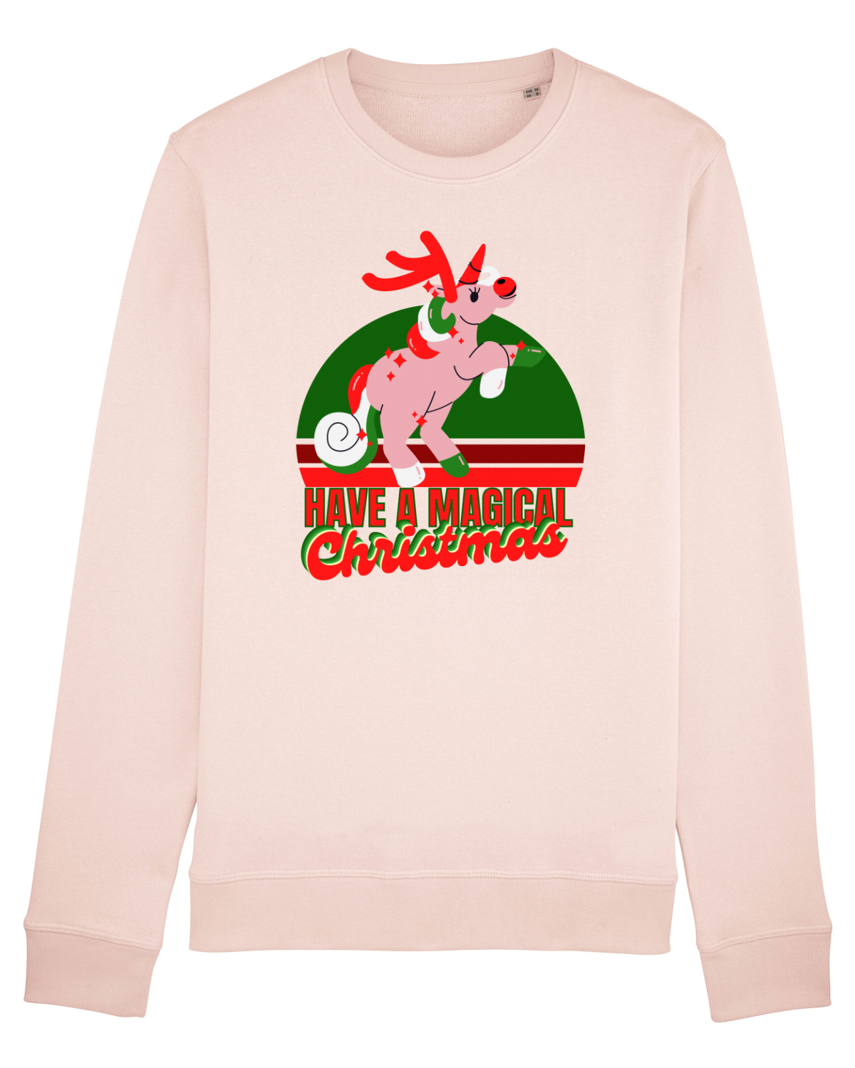 Bluză mânecă lungă Unisex Rise Candy Pink