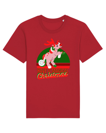 Christmas Unicorn Red