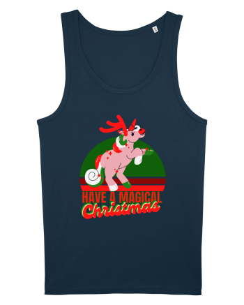 Christmas Unicorn Navy