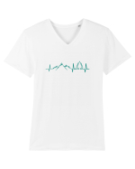 Explore mountains Tricou mânecă scurtă guler V Bărbat Presenter
