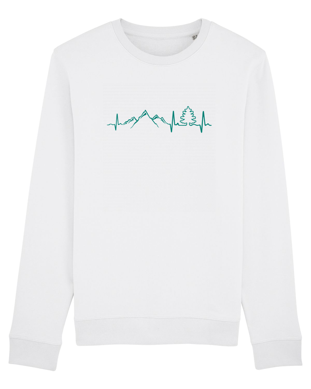 Bluză mânecă lungă Unisex Rise White