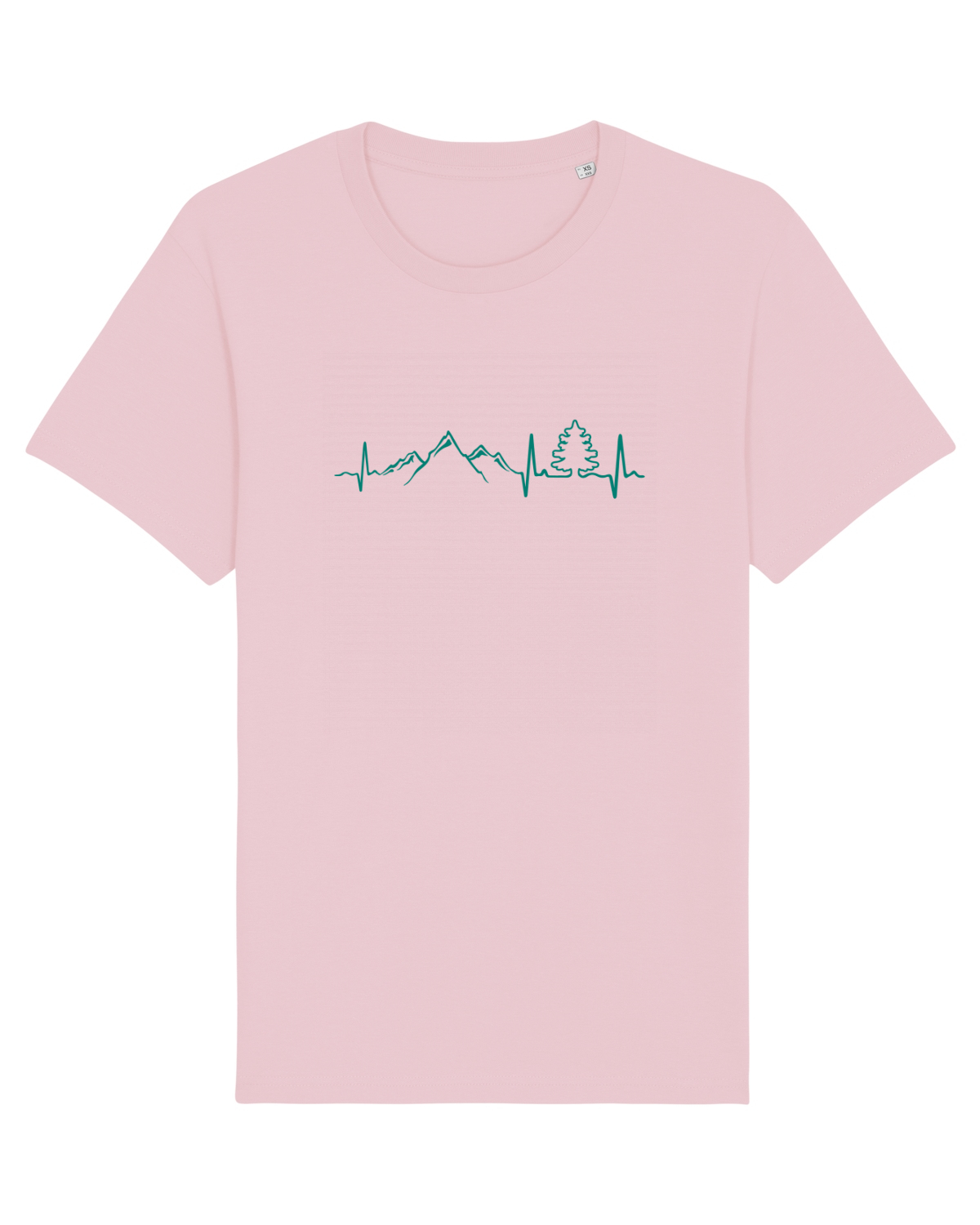 Tricou mânecă scurtă Unisex Rocker Cotton Pink