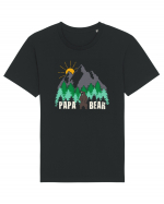 Papa Bear Tricou mânecă scurtă Unisex Rocker