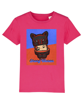 Retro.Strong Woman Raspberry