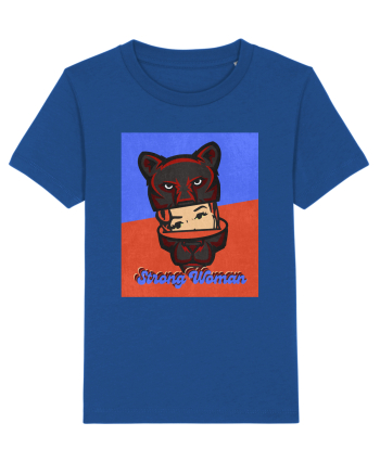 Retro.Strong Woman Majorelle Blue