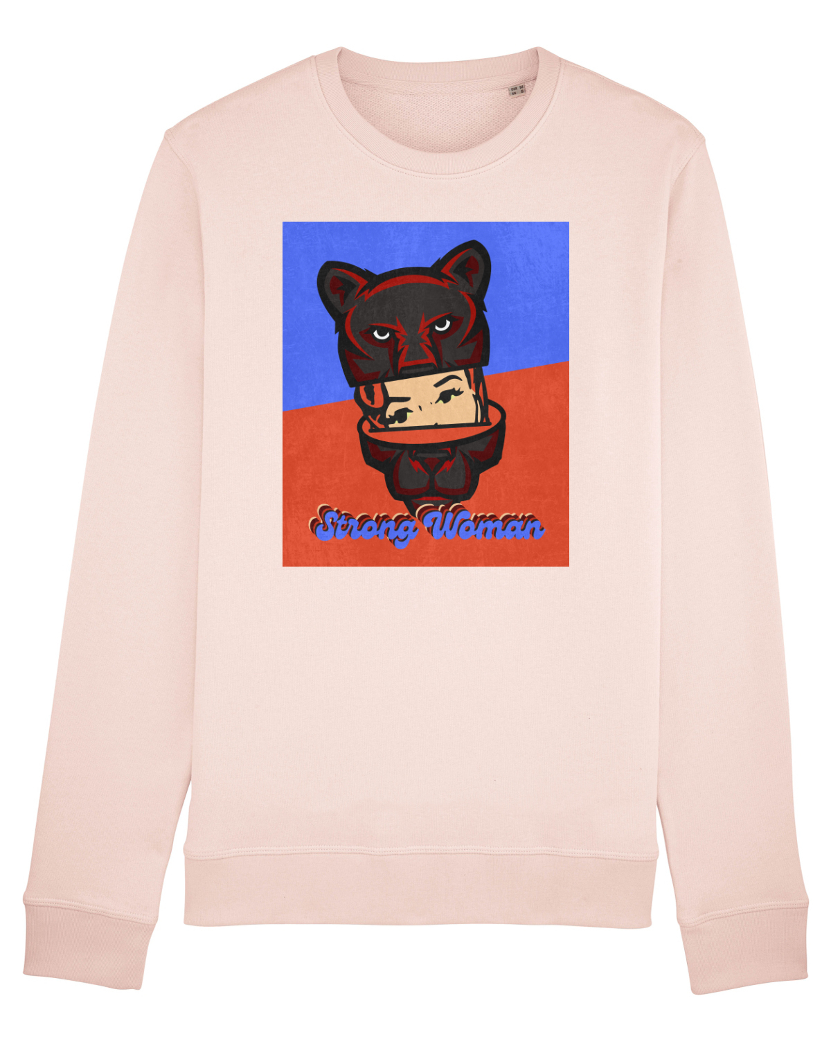 Bluză mânecă lungă Unisex Rise Candy Pink