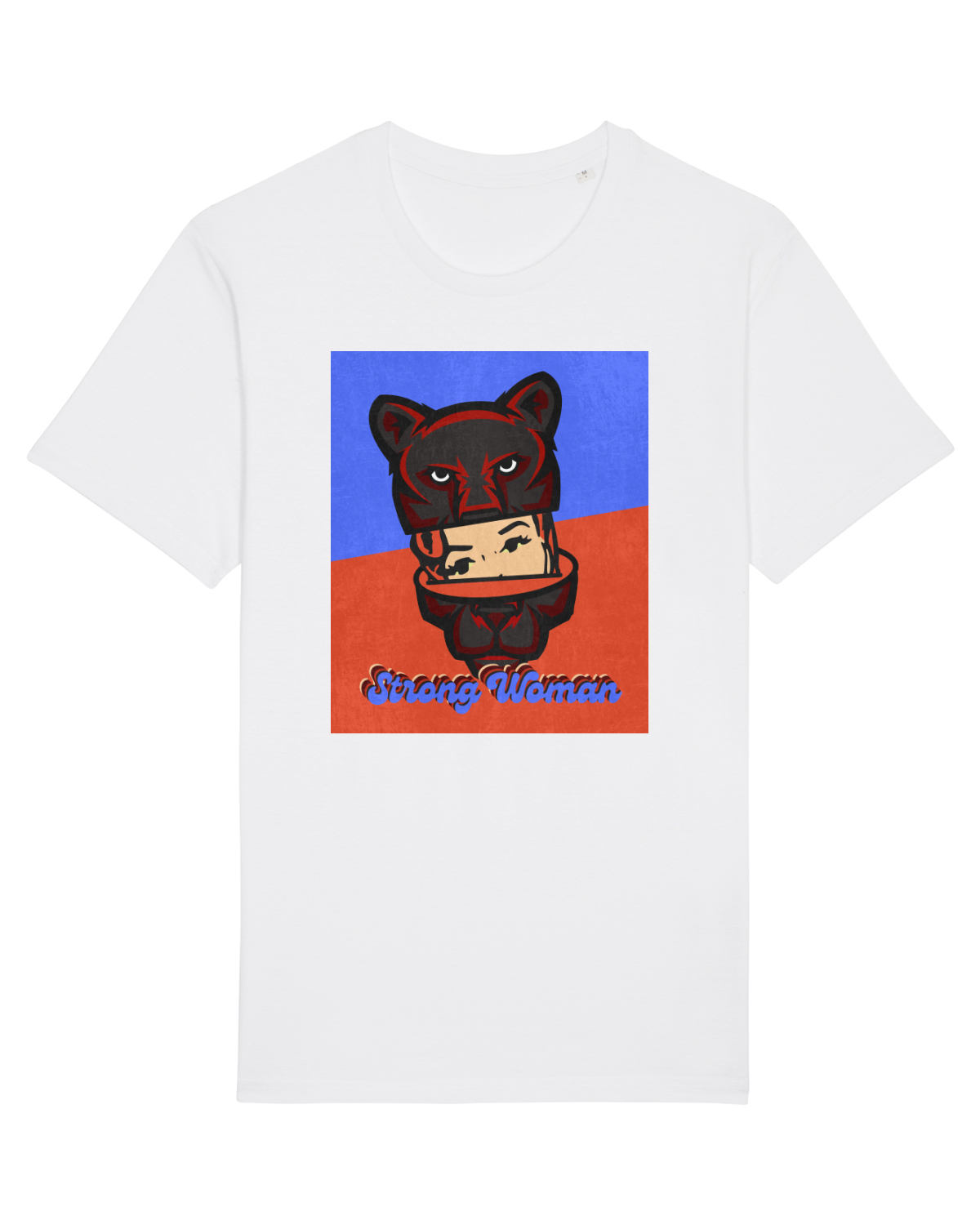 Tricou mânecă scurtă Unisex Rocker White