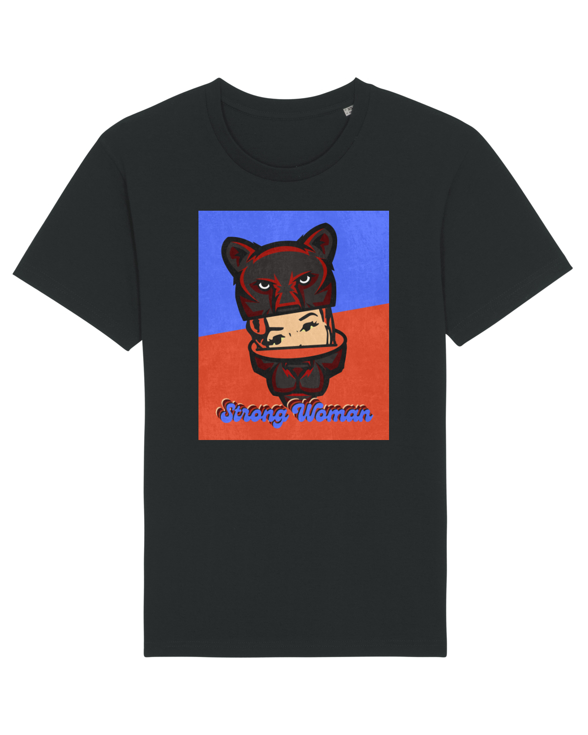 Tricou mânecă scurtă Unisex Rocker Black