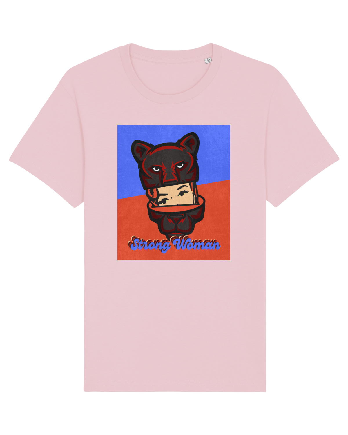 Tricou mânecă scurtă Unisex Rocker Cotton Pink