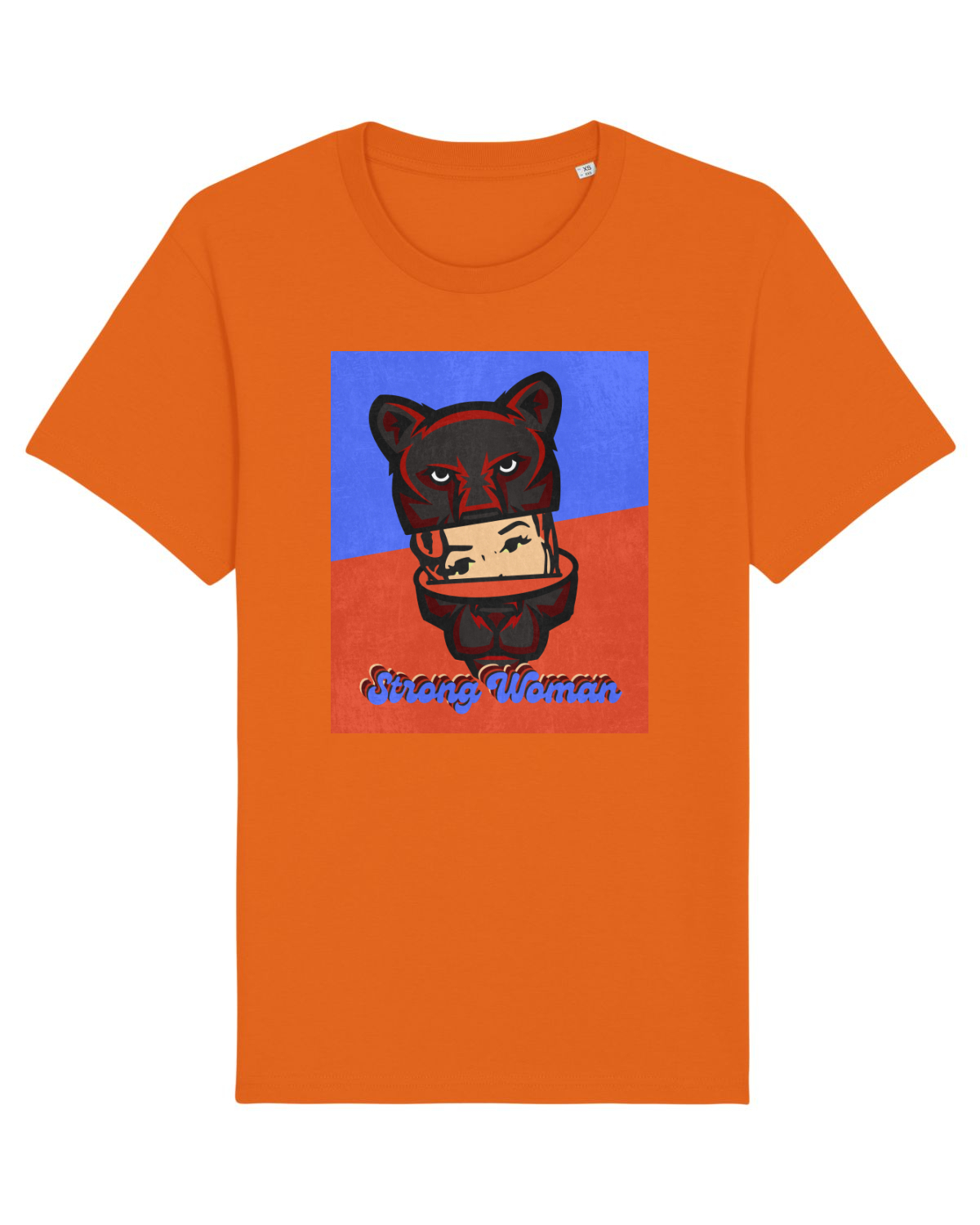 Tricou mânecă scurtă Unisex Rocker Bright Orange