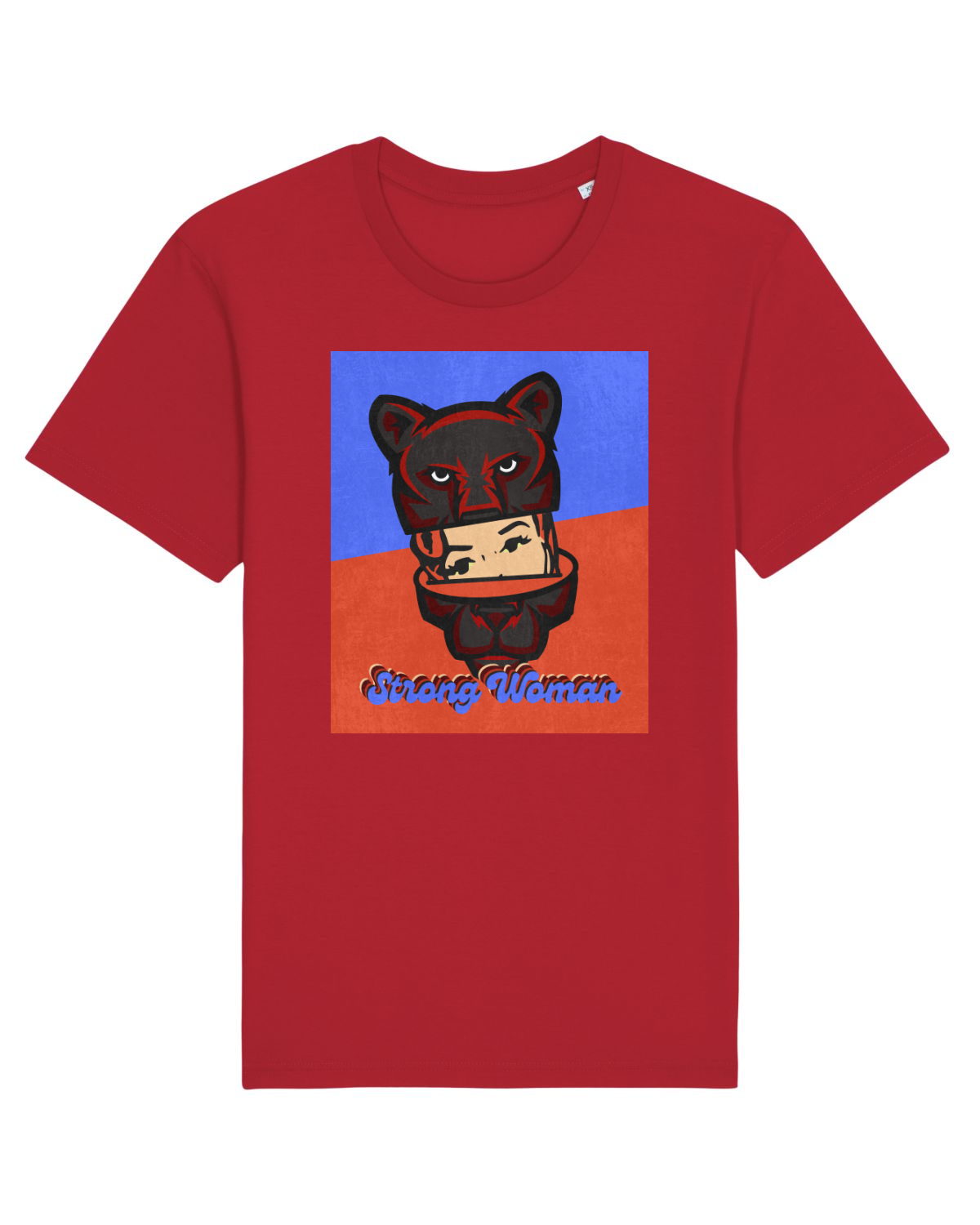 Tricou mânecă scurtă Unisex Rocker Red