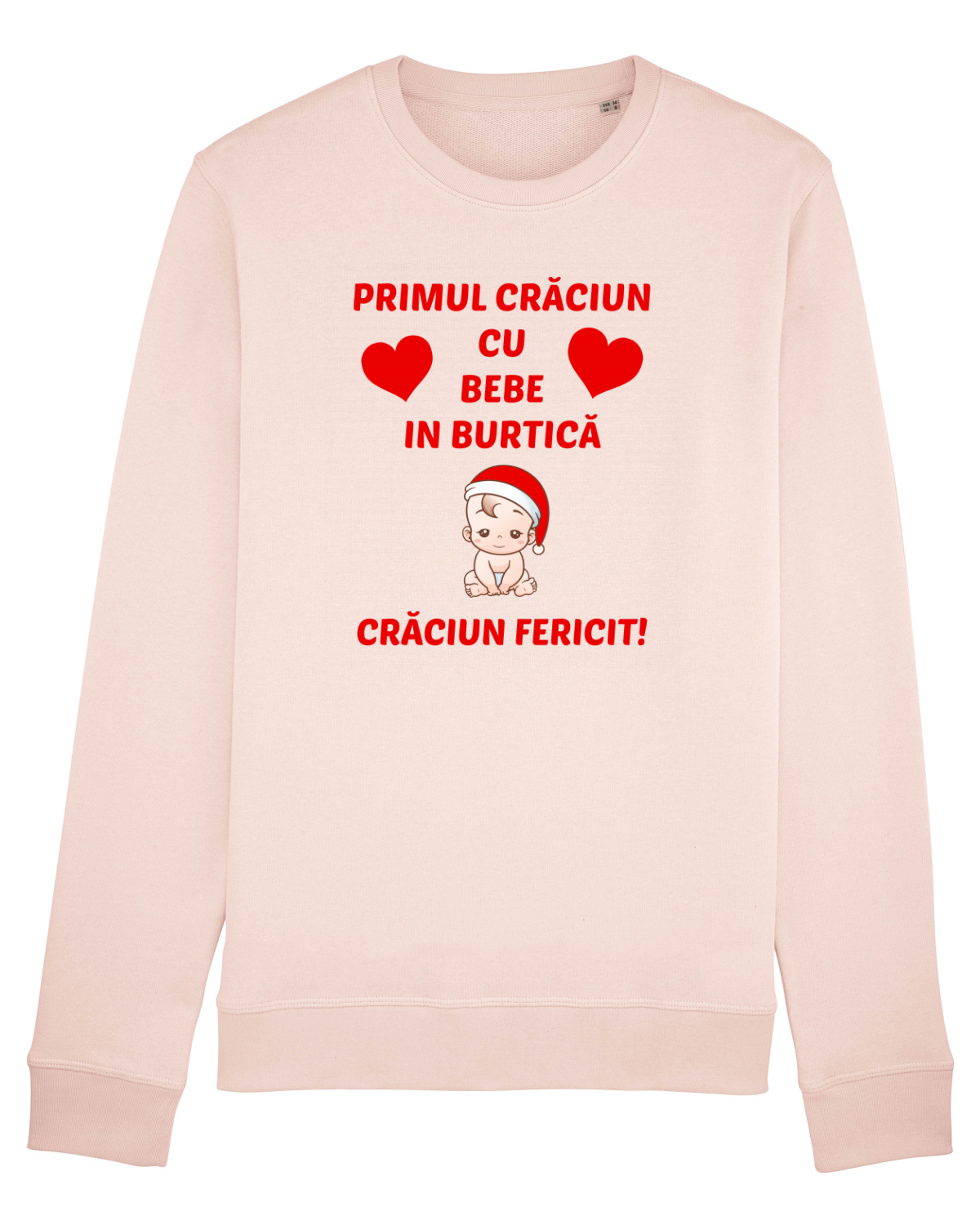 Bluză mânecă lungă Unisex Rise Candy Pink