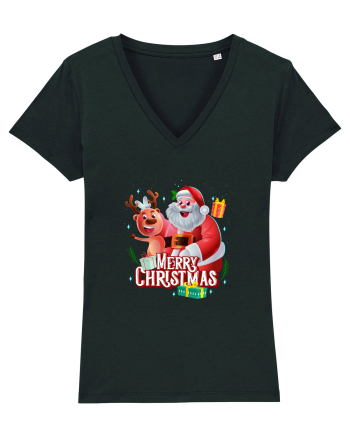 Merry Christmas Black