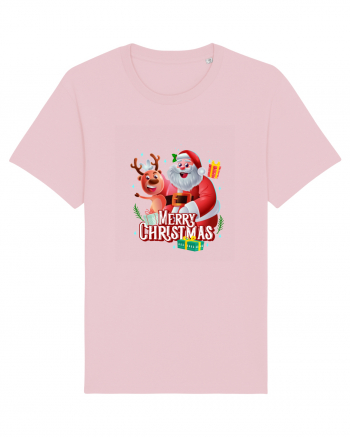 Merry Christmas Cotton Pink