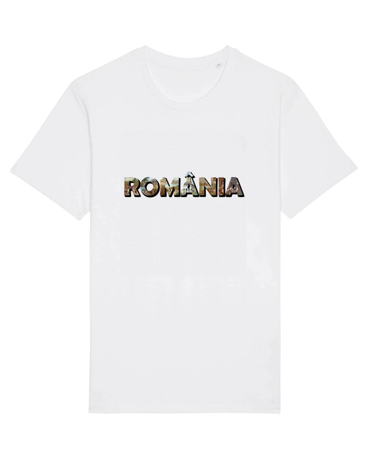 Tricou mânecă scurtă Unisex Rocker White