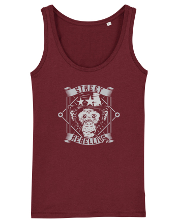 Street Rebellion Monkey Burgundy