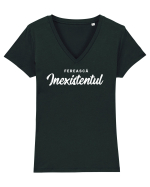 Fereasca inexistentul Tricou mânecă scurtă guler V Damă Evoker