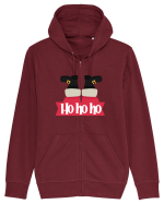Craciun Fericit! Ho ho ho 2 Hanorac cu fermoar Unisex Connector