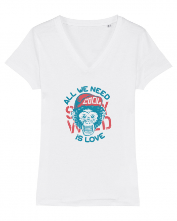 All we need is Love Monkey White
