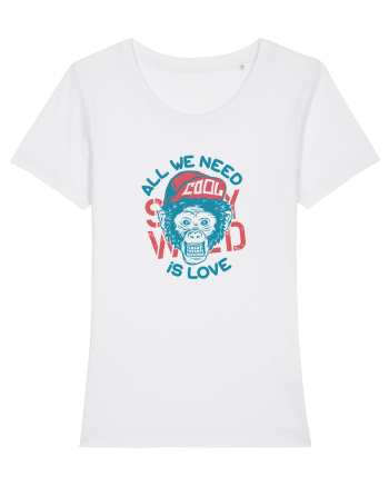 All we need is Love Monkey White