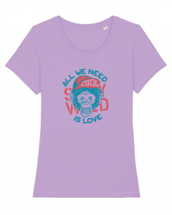 All we need is Love Monkey Lavender Dawn
