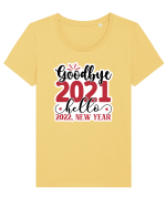 La multi ani 2022! Tricou mânecă scurtă guler larg fitted Damă Expresser