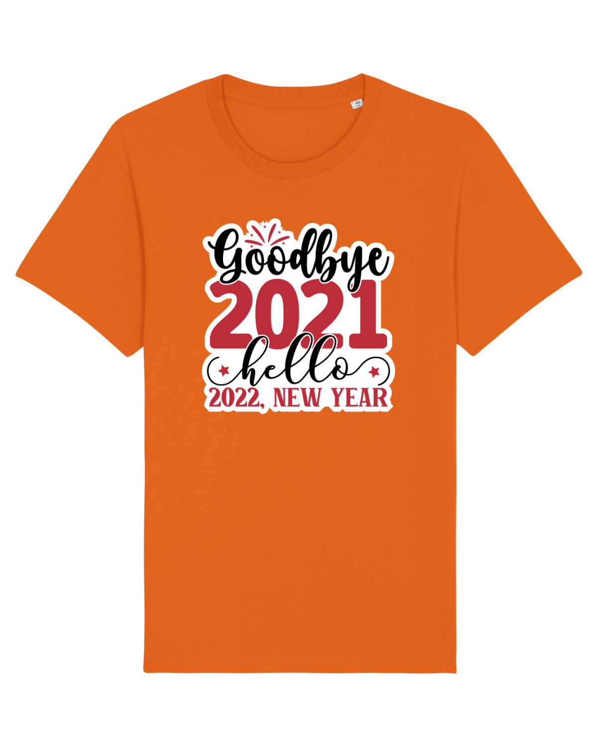 Tricou mânecă scurtă Unisex Rocker Bright Orange