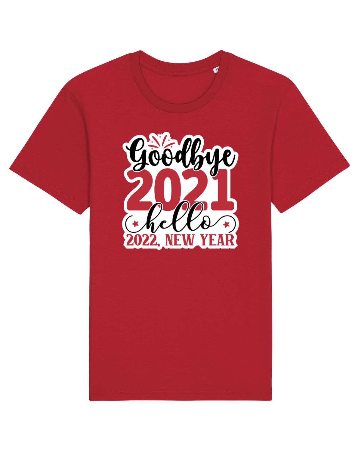 Tricou mânecă scurtă Unisex Rocker Red