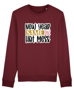 New Year Same Hot Mess Bluză mânecă lungă Unisex Rise