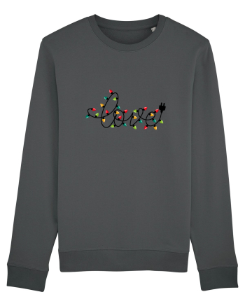 Christmas lights love Anthracite