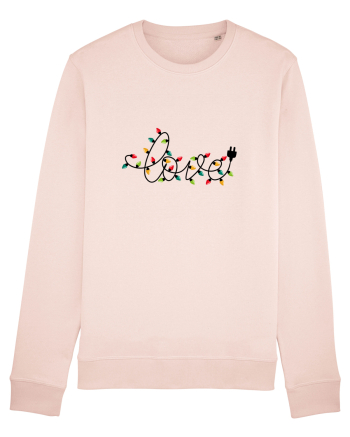 Christmas lights love Candy Pink