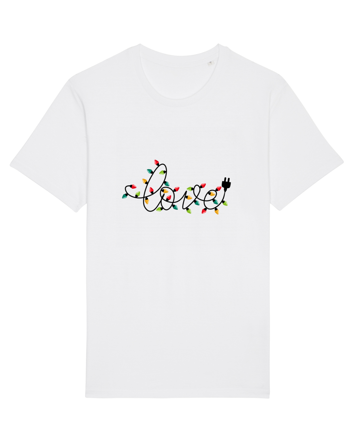 Tricou mânecă scurtă Unisex Rocker White