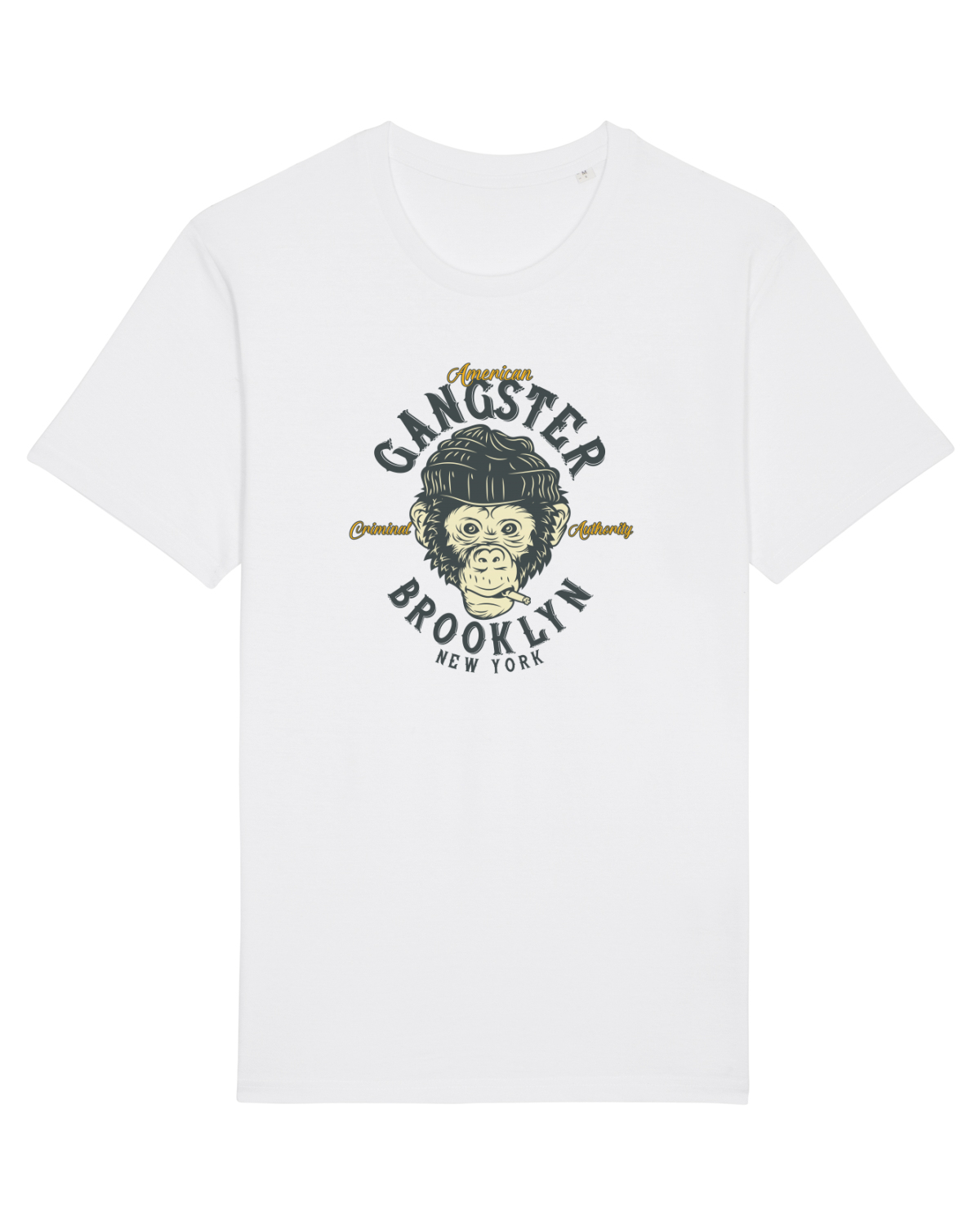 Tricou mânecă scurtă Unisex Rocker White