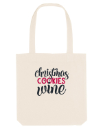 Christmas Cookies Wine Sacoșă textilă