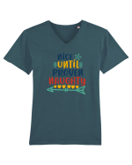 Nice ... Naughty Tricou mânecă scurtă guler V Bărbat Presenter