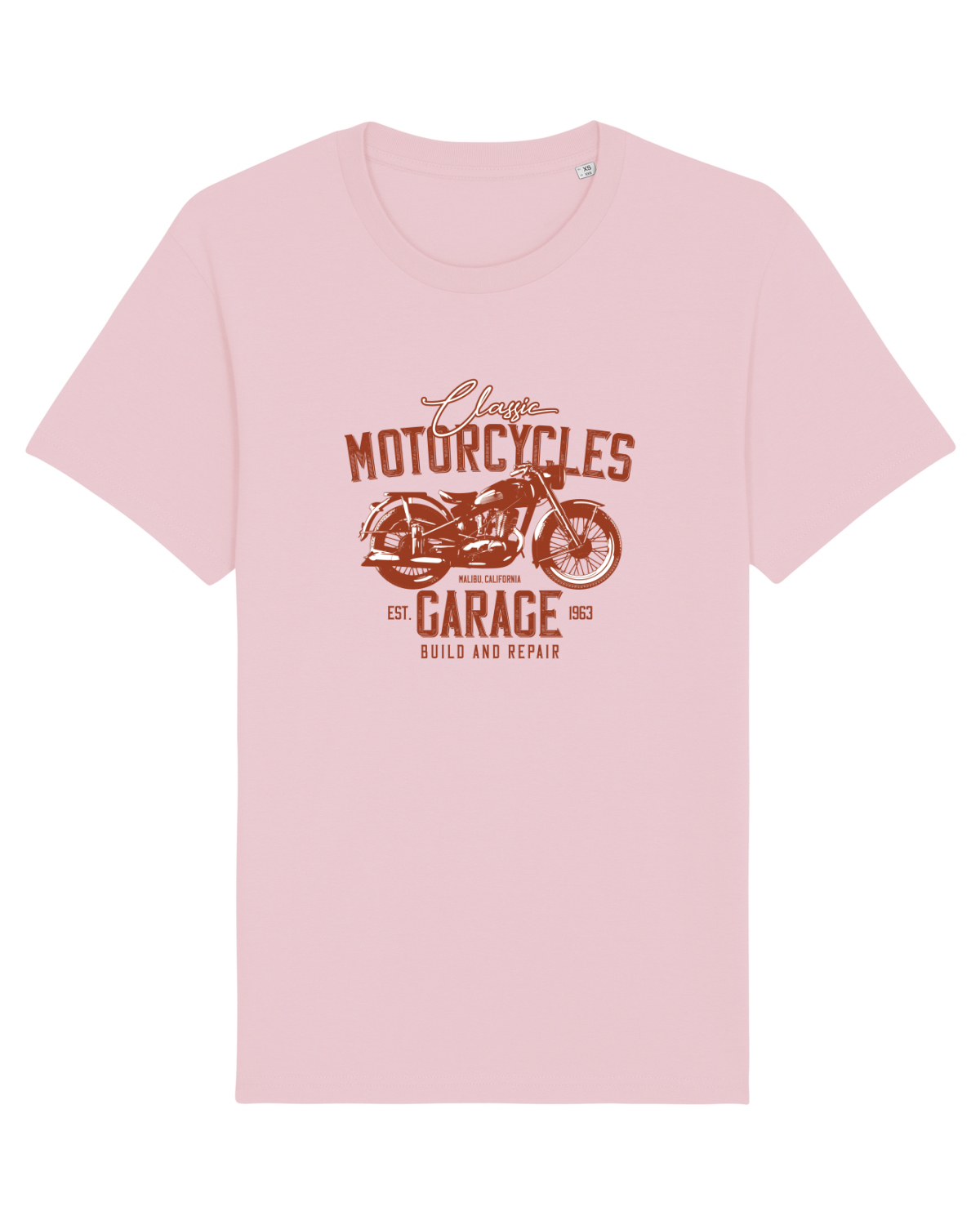 Tricou mânecă scurtă Unisex Rocker Cotton Pink