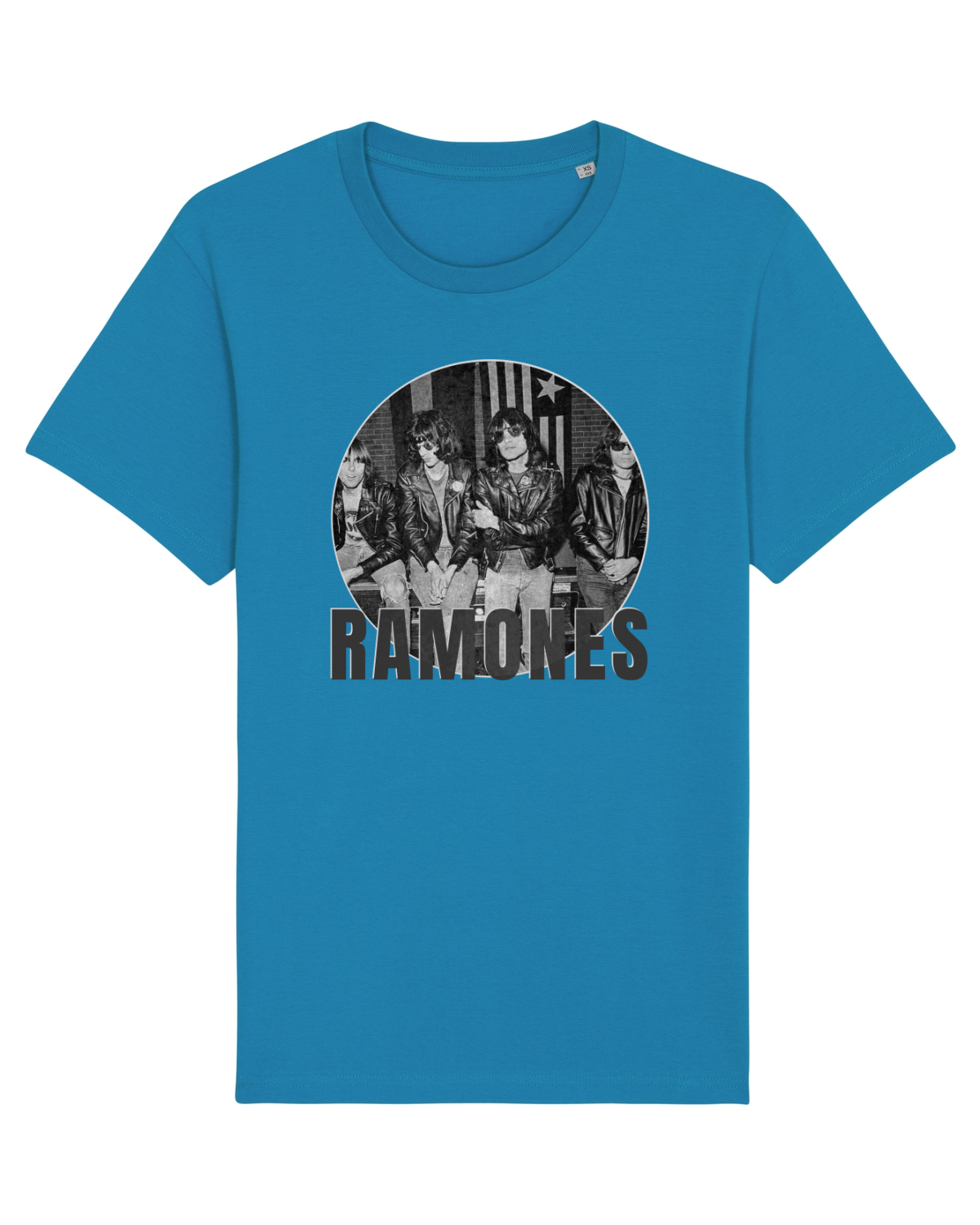 Tricou mânecă scurtă Unisex Rocker Azur