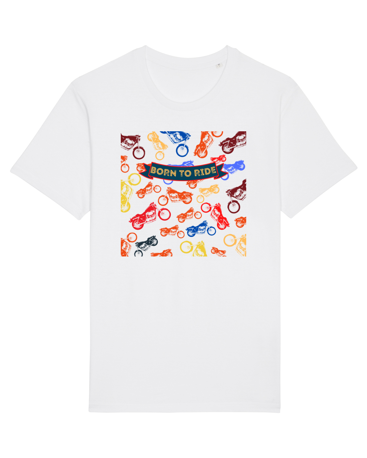 Tricou mânecă scurtă Unisex Rocker White