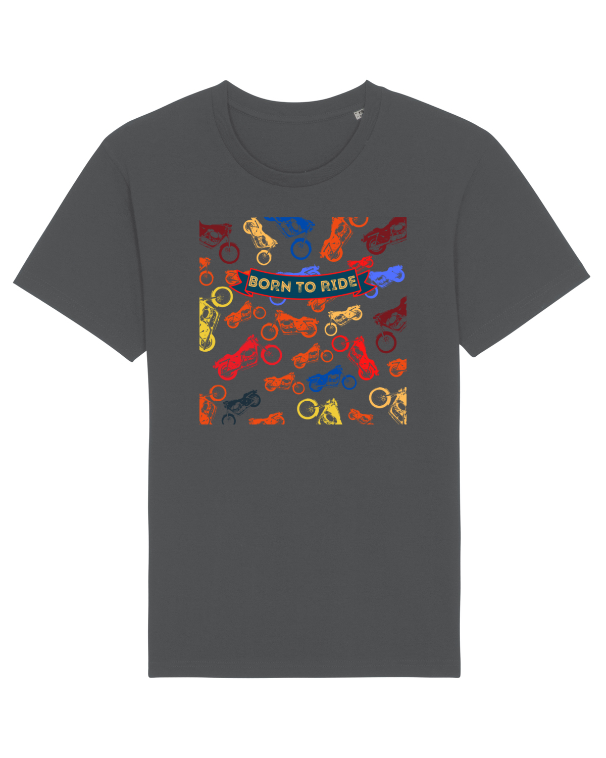Tricou mânecă scurtă Unisex Rocker Anthracite