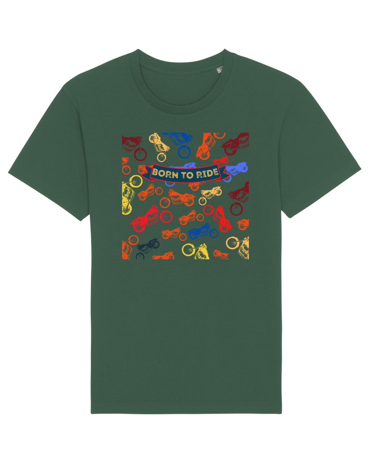 Tricou mânecă scurtă Unisex Rocker Bottle Green