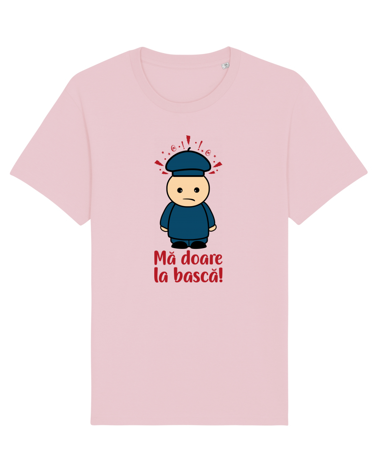 Tricou mânecă scurtă Unisex Rocker Cotton Pink