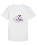 1 Decembrie Ziua nationala Tricou mânecă scurtă guler larg Bărbat Skater