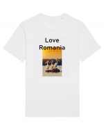 Love Romania #1 Tricou mânecă scurtă Unisex Rocker