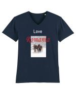 Love Romania #2 Tricou mânecă scurtă guler V Bărbat Presenter