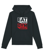 Eat sleep gym repeat Hanorac Unisex Drummer
