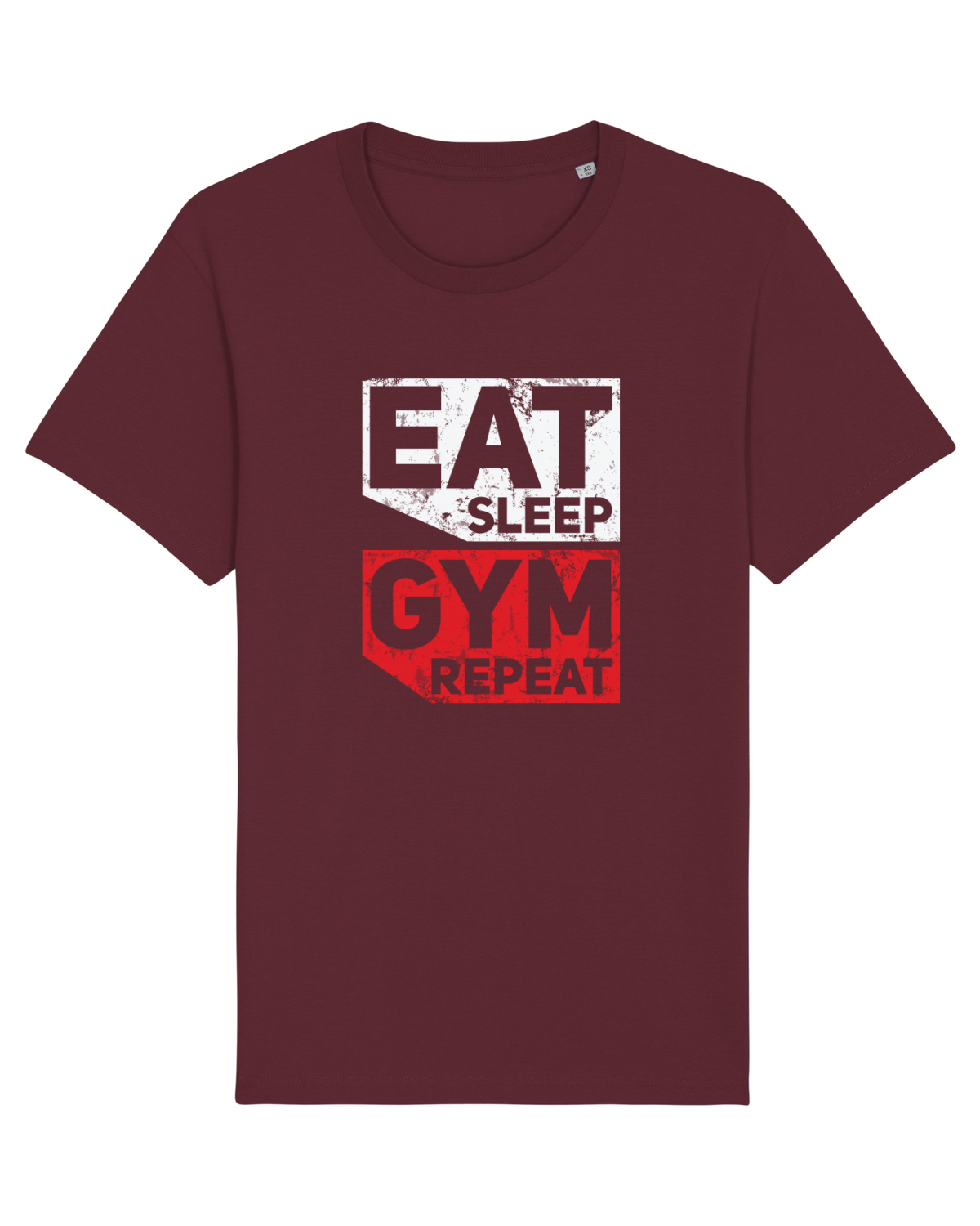 Tricou mânecă scurtă Unisex Rocker Burgundy
